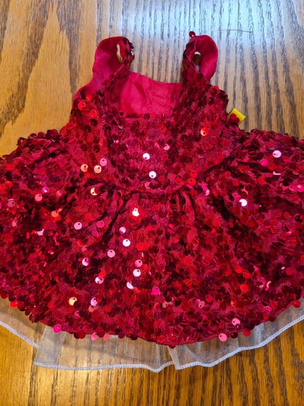 Red Sequin Build-A-Bear Dress